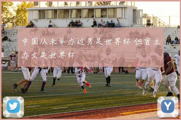 中国从未举办过男足世界杯 但曾主办女足世界杯